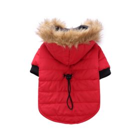 Popular Pet Clothes Winter Clothing Coat (Option: DZ172 Red-L)