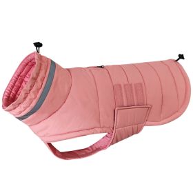 Pet Coat Dog Cold And Warm (Option: Pink-XL)