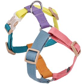 Fresh Six-color H-shaped PET's Chest-back (Option: Pink Blue-L)